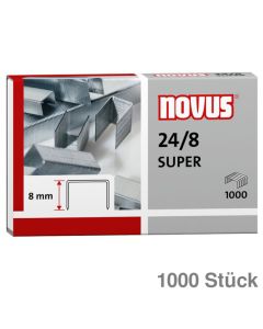 Novus Heftklammern 24/8 verzinkt 1.000St.