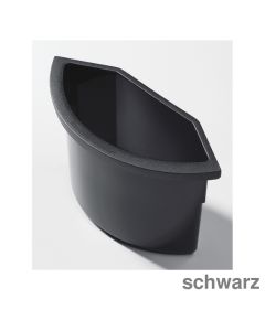 Helit Abfalleinsatz "The Collector", ohne Deckel schwarz 2 Liter