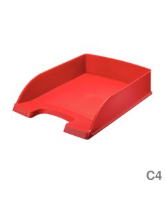 Leitz Briefkorb A4 "Plus" rot 255 x 360 x 70 mm