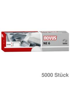 Novus Heftklammern NE6 verzinkt 5.000St.