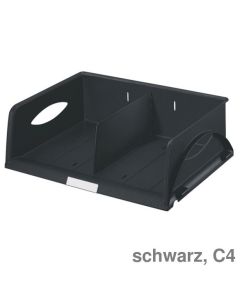 Leitz Briefkorb A4 "Sorty", quer schwarz 408 x 295 x 127 mm