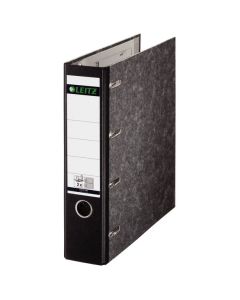 Leitz Doppelordner A4 Wolkenmarmor schwarz 75 mm