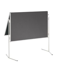 Franken Moderationstafel "X-tra! Line", klappbar, Filz grau 120 x 150 cm