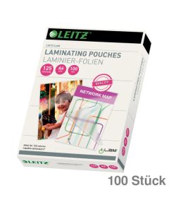 Leitz Laminierfolien "iLAM" A6 glänzend 125 my 100St.