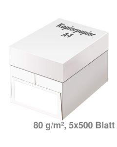 Kopierpapier A4 weiß, CIE 146 80 g/m² 5x500Bl.