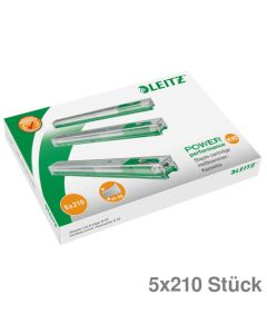 Leitz Heftklammern ""Power Performance K10" 26/10 verzinkt 5x210St.