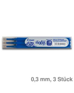 Pilot Tintenroller-Mine "FriXion Point F" blau 0,3 mm 3St.