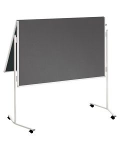 Franken Moderationstafel "Eco", klappbar, Filz grau 120 x 150 cm