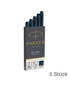 Parker Tintenpatronen "Quink Z44" blauschwarz permanent 5St.