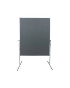 Franken Moderationstafel "X-tra! Line", einteilig, Filz grau 120 x 150 cm