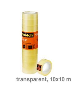 Scotch Klebeband "Standard 508" transparent 15 mm x 10 m 10St.