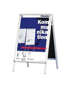 Franken Kundenstopper "Standard" A1 silber 60 x 84 cm