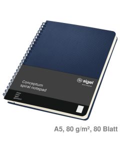 Sigel Notizblock A5 "Conceptum" liniert 80g/m² 80Bl.