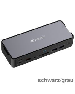 Verbatim Dockingstation "Pro CDS-15" schwarz/grau